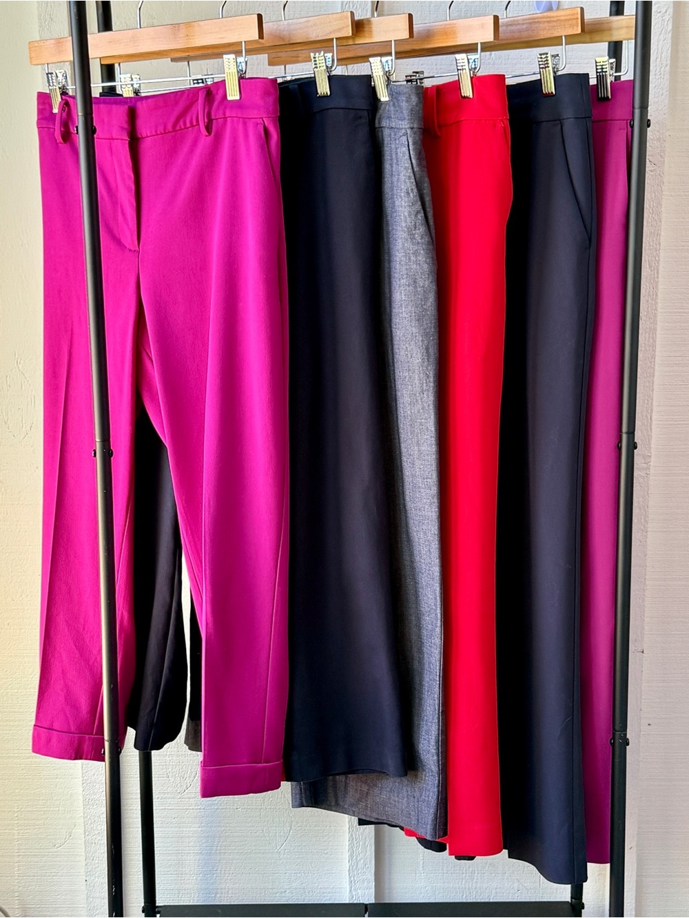 Ann Taylor Factory & Loft Bundle | 6 Pairs of Size 12 Reg & Pet Business Pants - Picture 2 of 12
